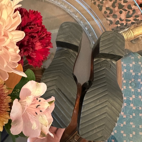 Gucci Plastique Resort Black Jelly Platform Slides - Picture 5 of 6